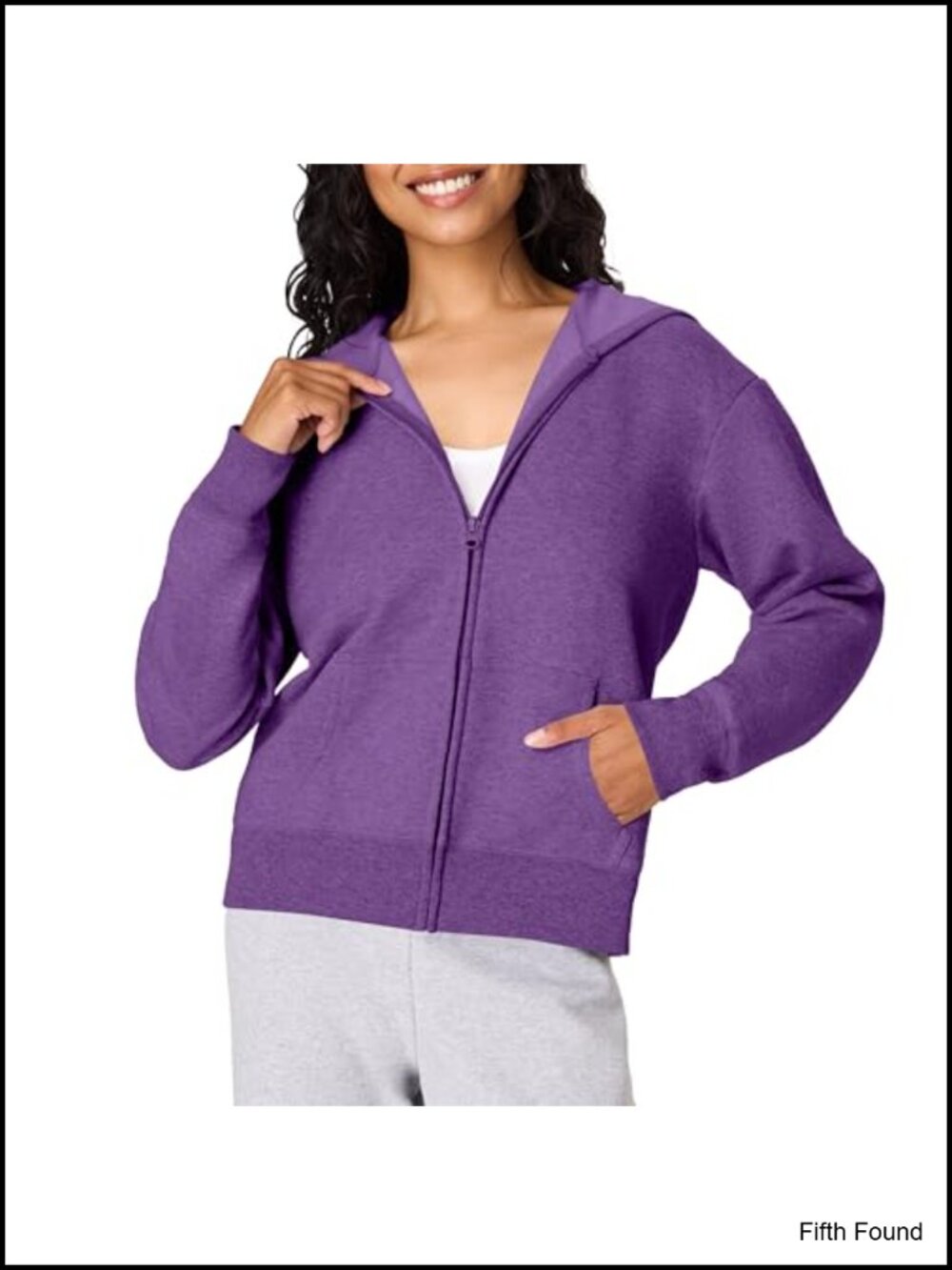 Ecosmart Fleece Midweight Full-Zip Hoodie Sweatshirt